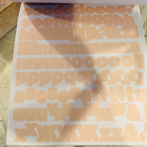 Scrapbook.com Sticker Book Rose Gold Pink Charcoal - Picture 9 of 13